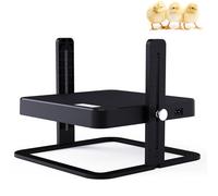 Chick Brooder Heater, 18W Radiant Heating Plate, 10×10 Inch, Adjustable Height for Chicks and Ducklings, Suitable for Indoor Use