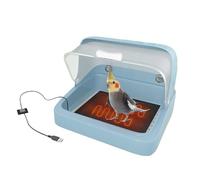 Chick Brooder Heater - Chicken Brooder Warmer Brooding Box | Visual Nesting Box, 3 Temperature Heating Pad, Poultry Habitat Supplies For Baby Parrots Ducklings, Poultry Habitat Supplies