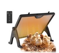 Chick Brooder Heater Plate 45 X 32cm, Double-sided Chick Brooder Heating Plate 180W Adjustable Height and Angle Brooder Heat Lamp For keeping Pets,Cats,Dogs,and Chickens Warm and Raising Chicks (B)
