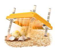 Chick Brooder Heating Plate,10" x 10" Poultry Brooder Heater,Energy Saving Heat Lamp for 15 Chicks,Adjustment Height Chick Incubator Warmer Plate for Chicks Ducks Poultry