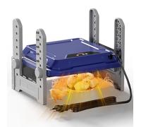 Chick Brooder Heating Plate, 50W Brooder Heater for Chicks, Upgrade Chicken Brooder Plate with Adjustable Height and Angle, Warmer for Baby Chick & Duckling Like Mother Hen (B-10" x 10")