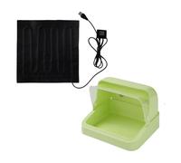 Chick Brooder Manual Poultry Breeding Cage | Chicken Quail For Farm Duckling Parrot Lizard Turkey Birds, Small Animal Heating Box Nursery House Hatchery Warming Kit Infrastructure Pigeons Set