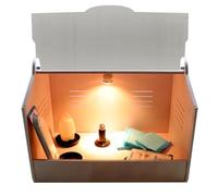 Chick Brooder With Bulb Set And Thermometer Pet Pee Pad Heat, Hatching Equipment Incubation Box Suitable For Chicks Duckling Parrot Lizard,M (S)