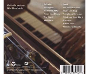 CHICK COREA/B‚LA FLECK - TWO [DIGIPAK] NEW CD