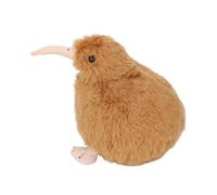 Chick Cute Kiwi Bird Plush Animal Toy Comfortable Material, Ideal Home Decoration for Bedroom, Height: 7.9in (Brown)
