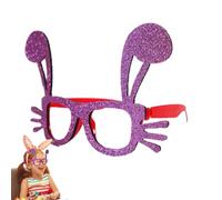 Chick Eggs Glasses with Rabbit Ears Glasses Frame for Easter Party | Chick Eggs Rabbit Ears Party Favors, Bright Color Lightweight Easter Glasses