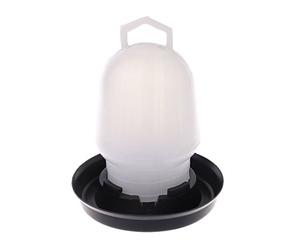 Chick Feeder Waterer Set Baby Chick Waterer Feeder with Carrying Handle Capacity 0.5 L Chicken Water Pet Supplies Pet Automatic Dog