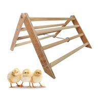 Chick Hanger: Wooden Chick Toy, Interactive Jungle Gym, Portable Rest Bar | , Parrot, Macaw, Hen, Playground, Training, Exercise, A
