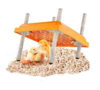 Chick Heater Plate, Brooder Heater for Chicks, 10 x 10in Chick Brooder Heating Plate, Egg Incubator with Adjustable Height and Angle, Works Better than Chicks Warmer Heating Lamp for 15 Chicks