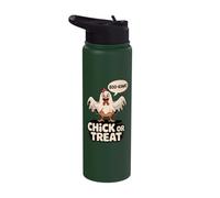 Chick Or Treat Boo-Kawk Stainless Steel Insulated Water Bottle