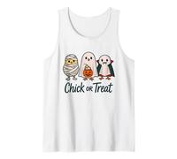Chick or Treat Halloween Cute Ghost Vampire Tank Top
