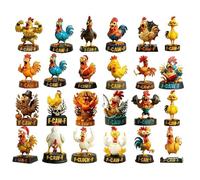 Chick Pendant Countdown Calendar - 2D Reusable 24-Day | Count Down to Christmas Chicken Calendar,for Family Animal Lovers Tree Window Wall Door Mantel