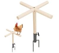 Chick Perch, Chicken Perch for Chicken Coop, Chicken Perch Stand, Wooden and Metal Chick Sit Stick Training Stick for Chicks Roasting Bar for Chicken Coop and Incubator
