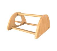 Chick Perch - Small Chick Trainer, Wooden Mirror Perch | Fun Roosting with Reflection, Engaging Coop Toy Piece for Poultry Learning Station, Chick Growth Area, Indoor Chicken Play Set