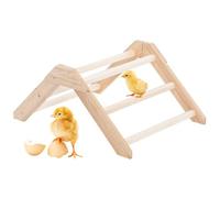 Chick PerchToys - Wooden Perch Stand, Training Ladder | Poultry Perch Sparrow Perch, Natural Wood Design for Various Birds and Rodents