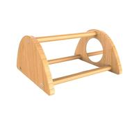 Chick Pole - Chicken Training Bar for Chicks - Chicken Training Stand with Mirror and Wooden Perch for Small Cocks