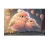 Chick Puzzles 1000 Pieces For Teens And Adults - Wooden Jigsaw Puzzle Family Activity Educational Games （75×50cm）