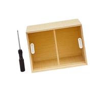 AWHAO Chick Rearing Box, Versatile Nesting Box And Hamster Cage, Hatchery And Small Animal Hutch Made of Wood, Stackable And Lightweight for Quails And Turt, 40cm