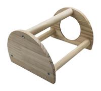 Chick Roosting Bar | Baby Chick Stand P+erch | Wooden Rooster Stand with for Playing Training, Small Chicken Coop Toys (Khaki, One Size)
