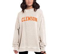 Chicka-D NCAA womens Burnout Fleece Pullover