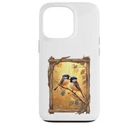 Chickadee Birds In Forest Animal Case for iPhone 13 Pro