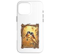 Chickadee Birds In Forest Animal Case for iPhone 16 Pro Max