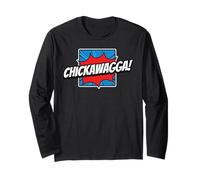 Chickawagga Funny Viral Meme for Kids Children Boys Girls Long Sleeve T-Shirt