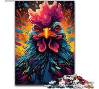 Chicken_Adorable Jigsaw Puzzles for Teenagers 1000 Jigsaws, Staycation Kill Time Every Piece Is Unique - Challenging Family Fun Game (50x75cm)