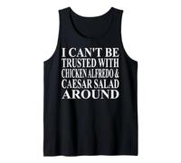 Chicken Alfredo Apparel | Amazing Funny Caesar Salad Design Tank Top