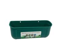 Chicken And Goat Hanging Fence Feeder Deer Dog And Piglet Trough Goose Trough With Clips Gkp650 (Green, 29.8x13x12.5cm)