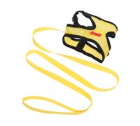 Chicken and Leash Set, Adjustable Yellow Cloth Vest