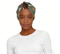 Chicken And Rooster Print Print Elastic Lady Headscarf Hat Breathable Head Wrap Beach Vacation Outdoor Activities