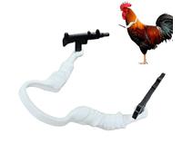 Chicken Arms Toy Set, Printed Funny Chicken Arm, Hilarious Poultry Accessories for Chickens, Ducks, Turkeys, and Backyard Coop Decoration, 0.39x0.39x2.76inch, Blue, Orange, White