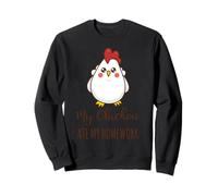 Chicken Ate My Homework - Cute Farm Animal Lover, Kids Gift Sweatshirt