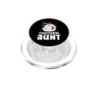 Chicken Aunt Rooster Poultry Chickens Keeper Chicken PopSockets PopGrip for MagSafe