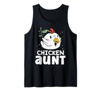 Chicken Aunt Rooster Poultry Chickens Keeper Chicken Tank Top