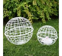 Chicken Ball Cage | Portable Chicken Coop for Backyard Farm Use | Free Range, Rabbit Hutch Outdoor, Guinea Pig Cages, Bunny Cage | Spherical Rabbit Cage