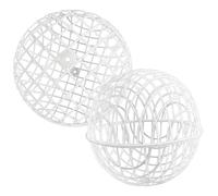 Chicken Balls Cage - 3 Piece Movable ABS Globe Poultry Habitat Supplies, Backyard Exercise Keeping Grazing Housing | Rotatable Roaming Yard Protective Enclosure For Small Farm Animal Vegetable