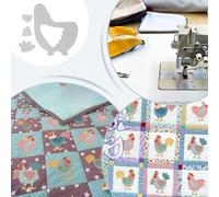 Chicken Basket Template - Creative Chicken Egg Basket Template, Acrylic Templates for Quilting for Sewing Pattern Templatee Home Sewing Art Craft Easter