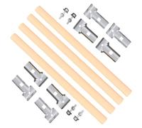 Chicken Bass, Chicken Perch for Coop | 4 Pieces Chicken Coop Toys | Chicken Coop Accessories, Easy Assembly, Galvanised Stand, Chick Pole for Chicken Coop and Incubator, Hen