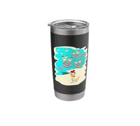 Chicken Beach Swim Kids Swimming Stainless Steel Insulated Tumbler