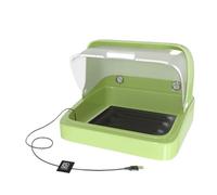 Chicken Brooder Box - 30x26x22cm Poultry Warmer Habitat, 3 Temperature Adjustable Heating Pad, USB Powered Breathable Nesting Enclosure | Chick Brooding Survival Raising Farm Coop Hatching Nursery