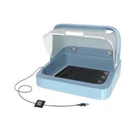 Chicken Brooder Box | Bird Incubator Brooding Box Chick Warmer | Adjustable Temperature Heating Pad With Visual Window, Safe Poultry Habitat Supplies For Baby Chicks Parrots Ducklings, Comfortable Nes