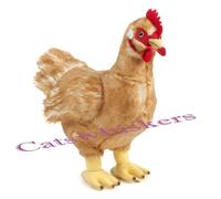Chicken (Brown Hen) Plush Soft Toy Farmyard Bird Teddy 10 year guarantee. Gift.