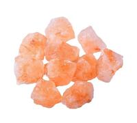 CHICKEN Bulk Crystals And Stones Natural orange salt crystal crushed stone diffuser aromatherapy for home office ornaments Rock Tumbling Supplies(2-3cm,500G)
