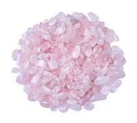 CHICKEN Bulk Crystals And Stones Natural pink crystal gravel small particles aquarium bedding planter Landscaping decorative stone Rock Tumbling Supplies(5-7mm,1000G)