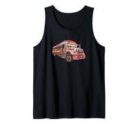 Chicken Bus Guatemala Quetzal Guate Tikal Maya Antigua 502 Tank Top