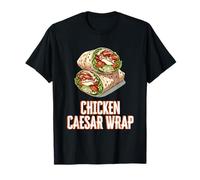 Chicken Caesar Wrap Fast Food Fanatic Bite T-Shirt