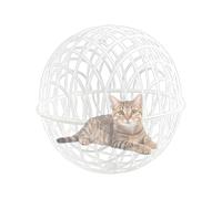 Chicken Cage Ball, Chicken Balls Cage for Outside, Round Portable Poultry Coop Safety Feeding Chick Enclosure for Rabbits, Ducks & Pigeons