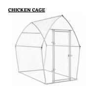 Chicken Cage Farm Chicken Coop Chicken Run Cage Silver Galvanised Steel vidaXL